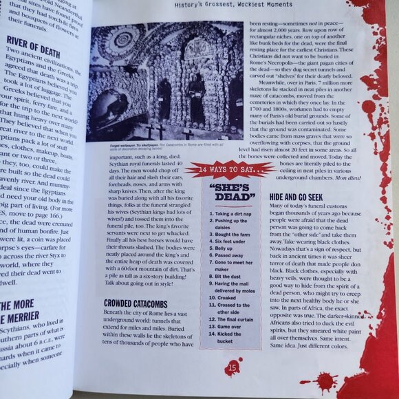 Oh Yikes Histoy's Grossest, Wackiest Moment's Trivia History Book 9780761136842 - Picture 12 of 16